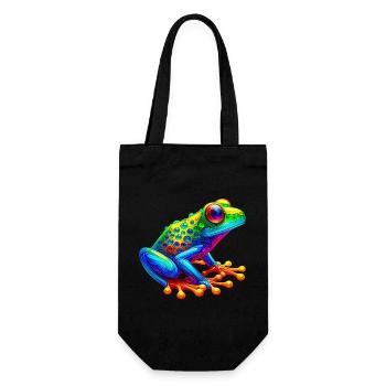Grenouille - Sac à bouteille - noir - Devant