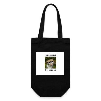 Chat rebelle - Sac à bouteille - noir - Devant