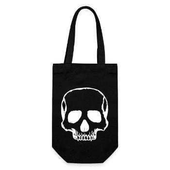 crâne - Sac à bouteille - noir - Devant