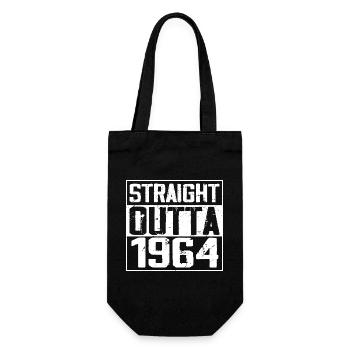 Straight Outta 1964 Cadeau Anniversaire 1964 Retro - Sac à bouteille - noir - Devant