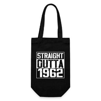 Straight Outta 1962 Cadeau Anniversaire 1962 Retro - Sac à bouteille - noir - Devant