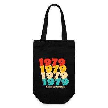1979: Limited Edition - 45th Anniversary - Gift Bag for Bottles - black - Front
