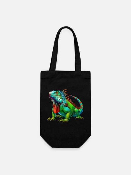 Iguane - Sac à bouteille - noir