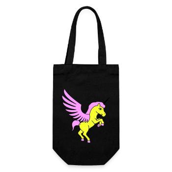 Unicorn Unicorn - Gift Bag for Bottles - black - Front