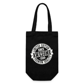 Great since 1984 Vintage Vintage Birthday - Gift Bag for Bottles - black - Front