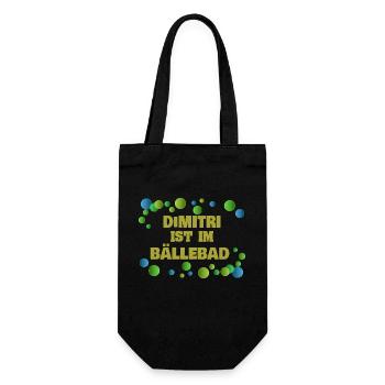 Bälle Dimitri - Geschenkbeutel für Flaschen - Schwarz - Vorne