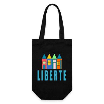 anniversary. Anniversary Decade. humor. funny - Gift Bag for Bottles - black - Front