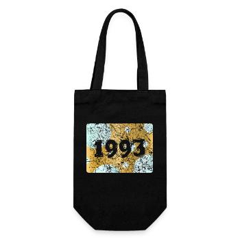 1993 1993 - Geschenkbeutel für Flaschen - Schwarz - Vorne