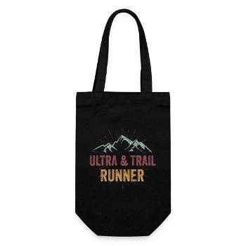Ultra & Trail Runner - Gift Bag for Bottles - black - Front