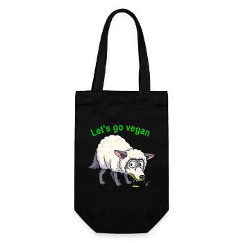 Wolf_in_schaapskleren - Sac à bouteille - noir - Devant