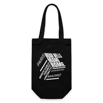Tennis Shirt Masters Tournaments - Gift Bag for Bottles - black - Front