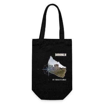 Coordonnées de la boussole de Bornholm Hammershus - Sac à bouteille - noir - Devant