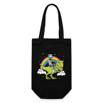 Zombie Halloween Dinosaure Tyrannosaurus T-Rex - Sac à bouteille - noir - Devant