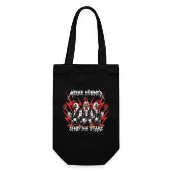 My Chickens Are The Stars Chicken Poultry Farmers - Gift Bag for Bottles - black - Front