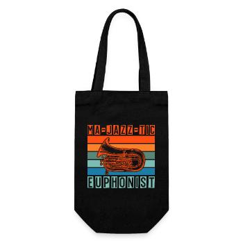 Euphonium Ma-Jazz-Tic Euphonist Baritone Marching - Gift Bag for Bottles - black - Front