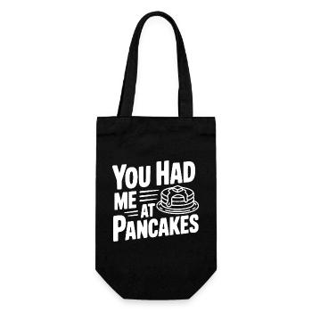 You Had Me at Pancakes - Gift Bag for Bottles - black - Front