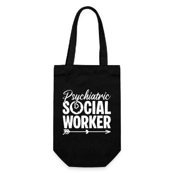 Travail social psychiatrique Quota pour travailleurs sociaux - Sac à bouteille - noir - Devant