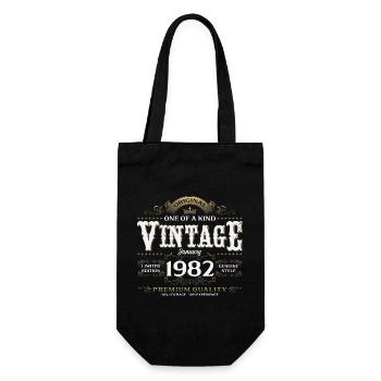 44e anniversaire millésime janvier 1982 - Sac à bouteille - noir - Devant