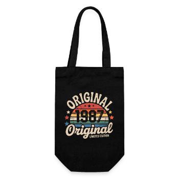 1987 Vintage Édition limitée Cadeau 1987 - Sac à bouteille - noir - Devant