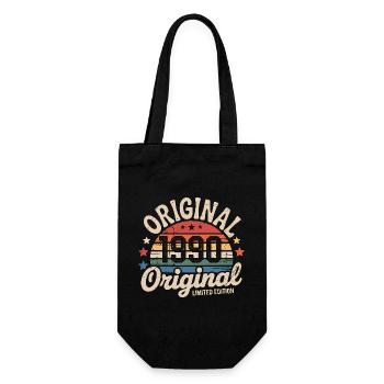 1990 Vintage Limited Edition Gift 1990 - Gift Bag for Bottles - black - Front