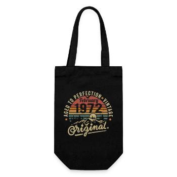 Février 1972 - Février 1972 Anniversaire Février 1972 - Sac à bouteille - noir - Devant