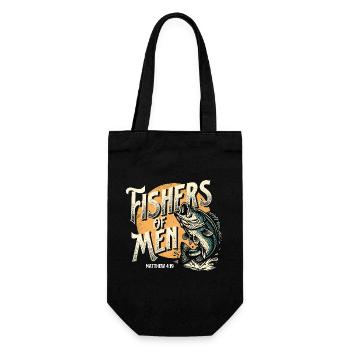 Pêcheurs d’hommes Matthieu 4 19 Pâques chrétiennes - Sac à bouteille - noir - Devant