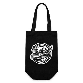 Car Tuning Speedometer - Gift Bag for Bottles - black - Front