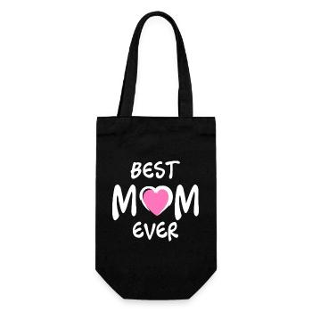 Meilleure chemise de maman – Cadeau pour les mamans - Sac à bouteille - noir - Devant