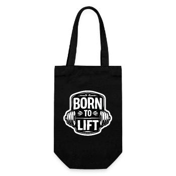 Perfect Gym Gift for Bodybuilding - Gift Bag for Bottles - black - Front