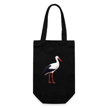 cigogne - Sac à bouteille - noir - Devant