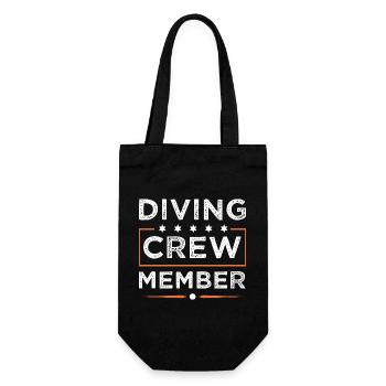 Diving Crew - Gift Bag for Bottles - black - Front