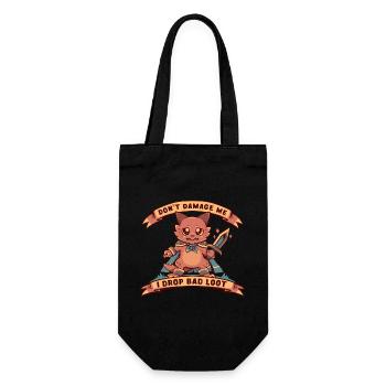 I Drop Bad Loot - Gift Bag for Bottles - black - Front