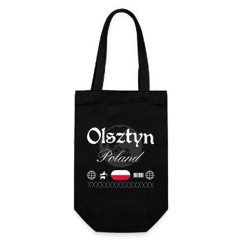 Olsztyn Polen Streetwear Reise Souvenir - Geschenkbeutel für Flaschen - Schwarz - Vorne