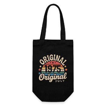Original Juillet 1975 Anniversaire Vintage Retro - Sac à bouteille - noir - Devant