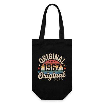 Original Juillet 1967 Anniversaire Vintage Retro - Sac à bouteille - noir - Devant
