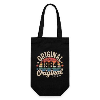 Original Juillet 1984 Anniversaire Vintage Retro - Sac à bouteille - noir - Devant