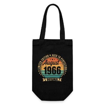 Août 1966 Anniversaire Édition Limitée Vintage - Sac à bouteille - noir - Devant