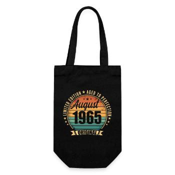 August 1965 Anniversary Limited Edition Vintage - Gift Bag for Bottles - black - Front