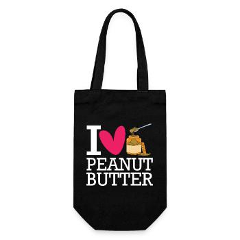Pâte d’arachide - Sac à bouteille - noir - Devant