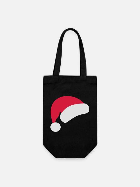 Weihnachten - Geschenkbeutel für Flaschen - Schwarz