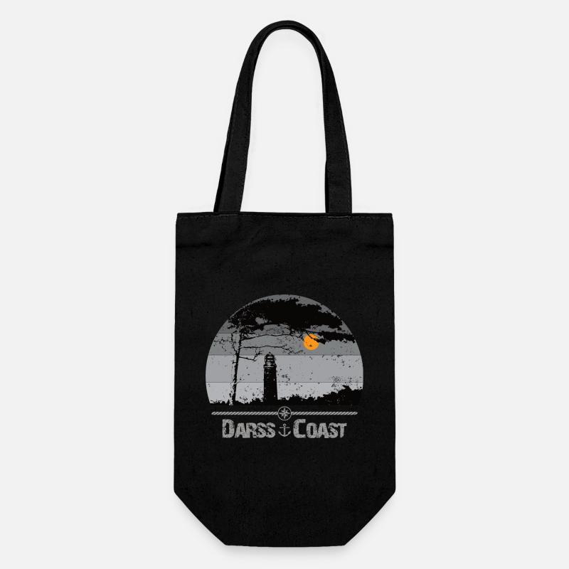 Darss Coast - Halbinsel Darss - Gift Bag for Bottles - black