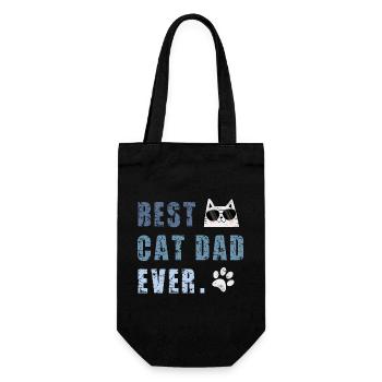 Cat cats - Gift Bag for Bottles - black - Front