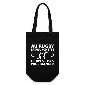rugby, rugby sport, rugby humour - Sac à bouteille - noir - Devant