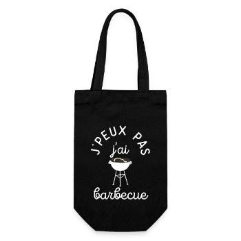 j peux pas j ai barbecue - Sac à bouteille - noir - Devant