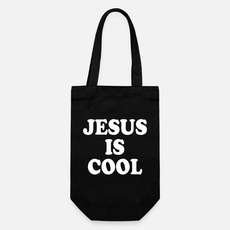 Jesus is cool - Sac à bouteille - noir