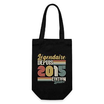 Légendaire Depuis 2015 - Sac à bouteille - noir - Devant