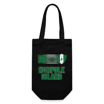 Norfolk Island Football Team - Gift Bag for Bottles - black - Front
