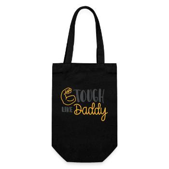 Tough Like Daddy - Gift Bag for Bottles - black - Front
