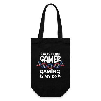 Gamer DNA: Born to Game - Gift Bag for Bottles - black - Front