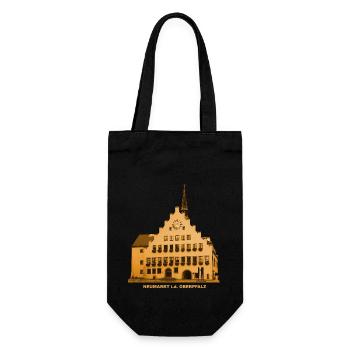 Neumarkt Town Hall Upper Palatinate Bavaria - Gift Bag for Bottles - black - Front